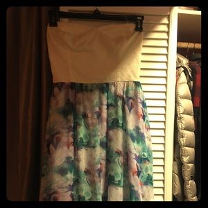 Strapless Summer dress size Large